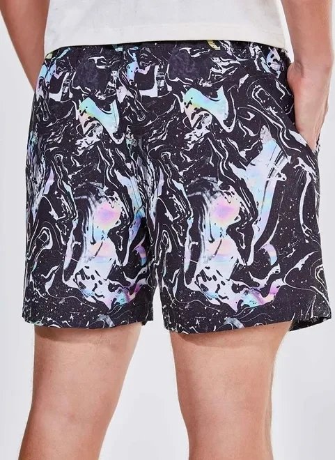 bermuda de banho estampa manchas coloridas bermuda de banho estampa manchas coloridas