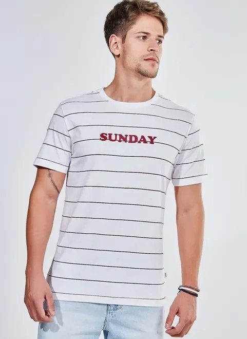 camiseta listrada fio tinto camiseta listrada fio tinto