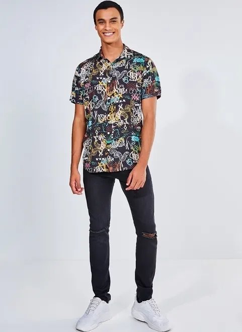 camisa estampa grafite urban camisa estampa grafite urban