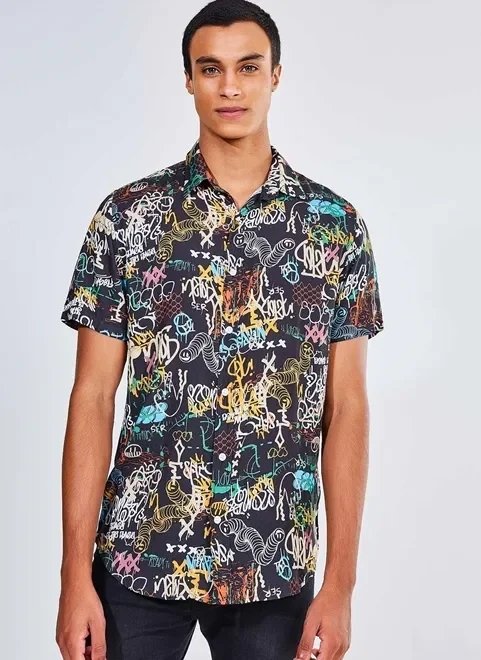 camisa estampa grafite urban camisa estampa grafite urban