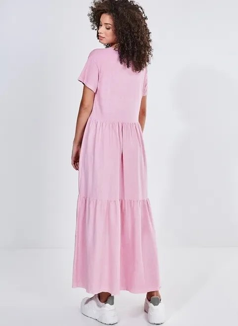 vestido amplinho midi com babados marias vestido amplinho midi com babados marias