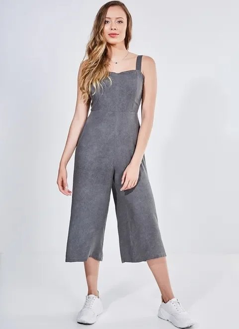 macacão midi preto estonado macacão midi preto estonado