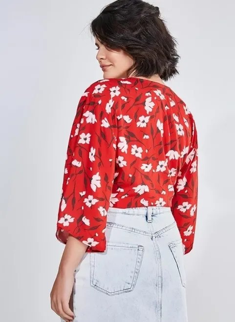 kimono vermelho estampa floral kimono vermelho estampa floral