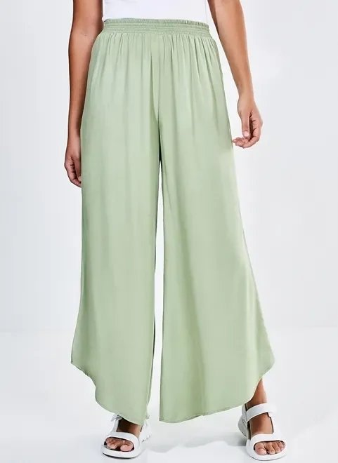 calça pantalona verde seco calça pantalona verde seco