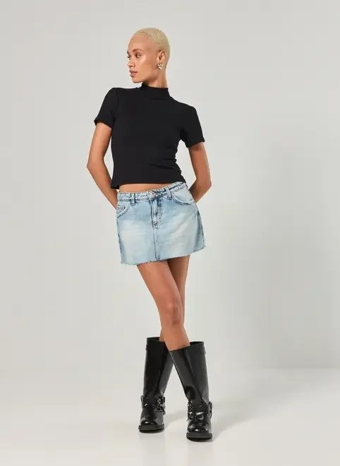 blusa básica de golinha alta blusa básica de golinha alta