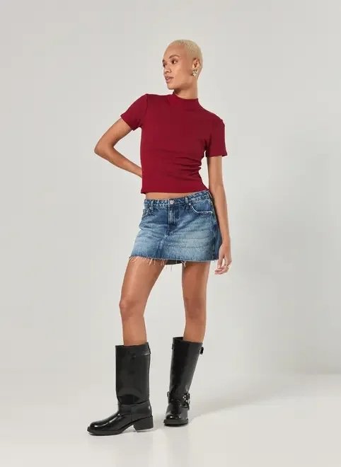 blusa básica de golinha alta blusa básica de golinha alta