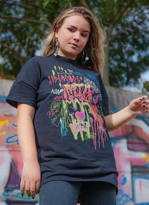 camiseta graffiti art camiseta graffiti art