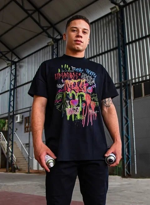camiseta graffiti art camiseta graffiti art