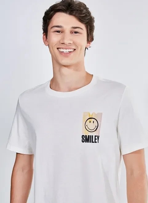 camiseta alongada smiley camiseta alongada smiley