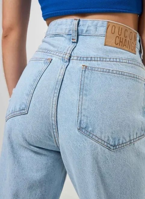 calça mom jeans circular calça mom jeans circular