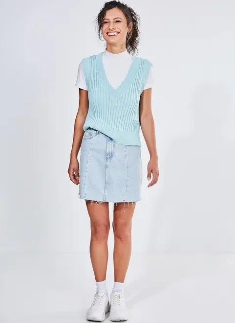 colete em tricô colete em tricô