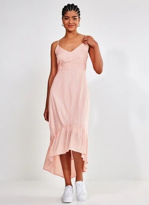 vestido mullet laranjinha listrado vestido mullet laranjinha listrado