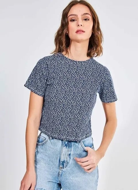 blusa estampada floral liberty blusa estampada floral liberty
