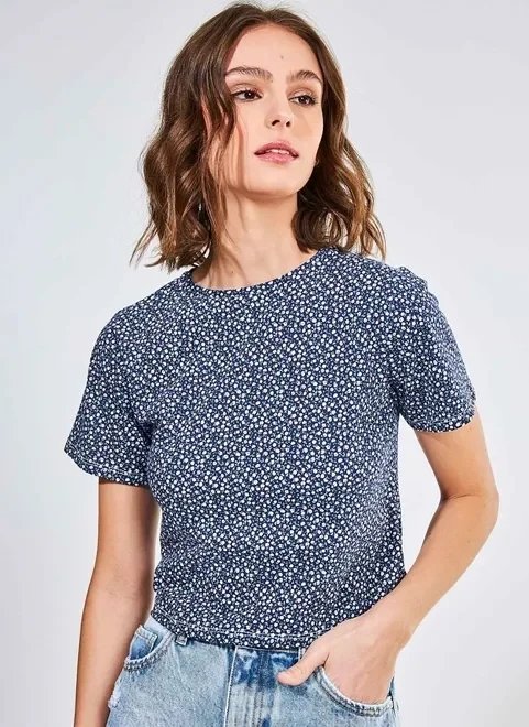blusa estampada floral liberty blusa estampada floral liberty