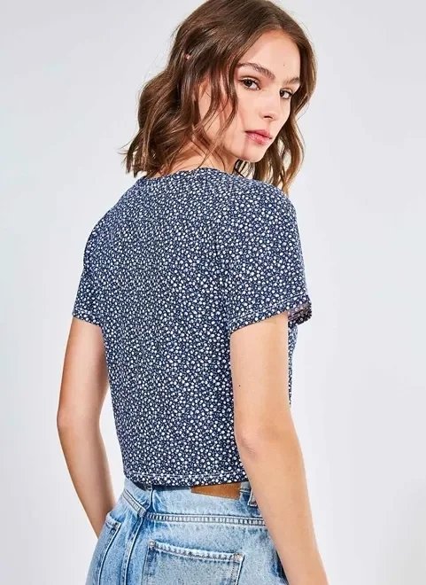 blusa estampada floral liberty blusa estampada floral liberty