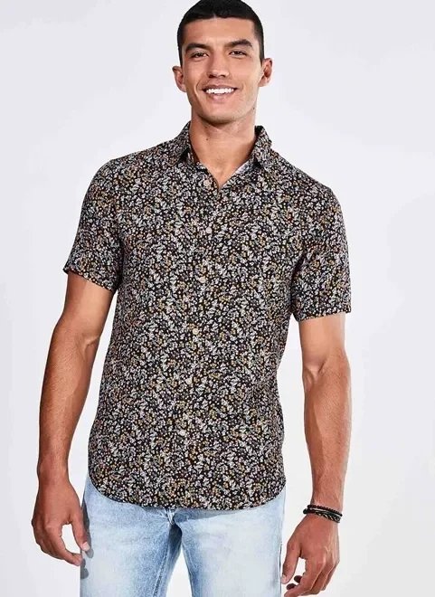 camisa estampa floral liberty camisa estampa floral liberty