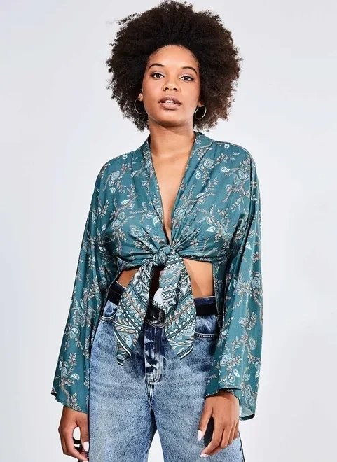 kimono estampa boho kimono estampa boho
