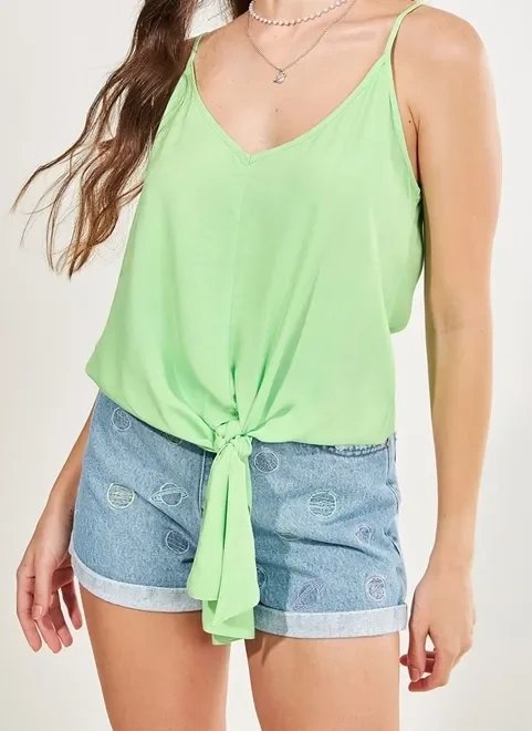 blusa de alcinha com amarração blusa de alcinha com amarração