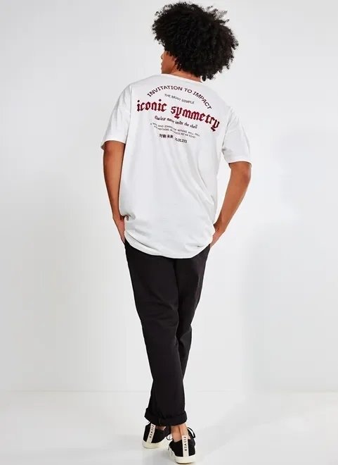 camiseta com estampa nas costas camiseta com estampa nas costas