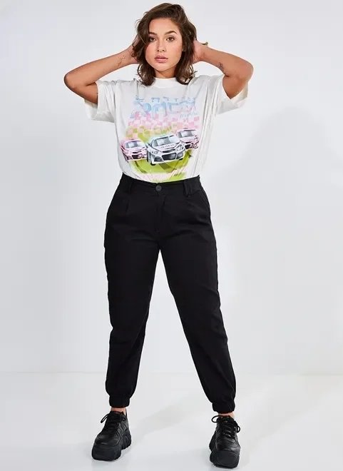 camiseta oversized estampa racer camiseta oversized estampa racer