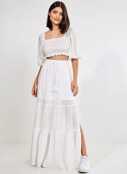 blusa cropped manga bufante brilho blusa cropped manga bufante brilho
