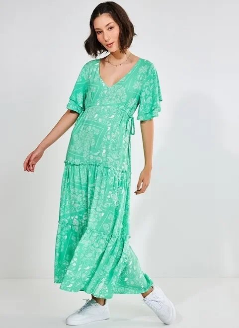 vestido longo estampa paisley vestido longo estampa paisley