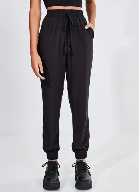 calça jogger com amarração tassel calça jogger com amarração tassel