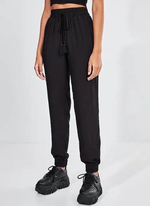 calça jogger com amarração tassel calça jogger com amarração tassel