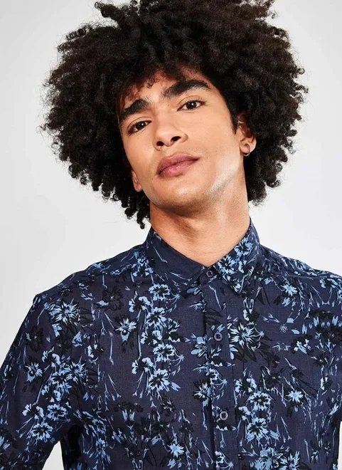 camisa floral noturna camisa floral noturna