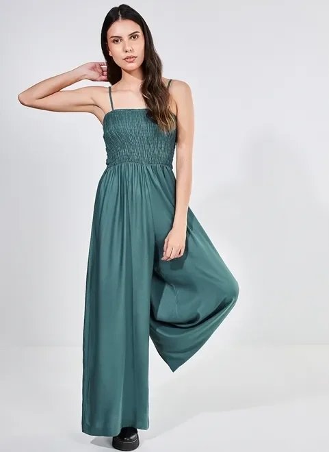 macacão pantalona com lastex macacão pantalona com lastex