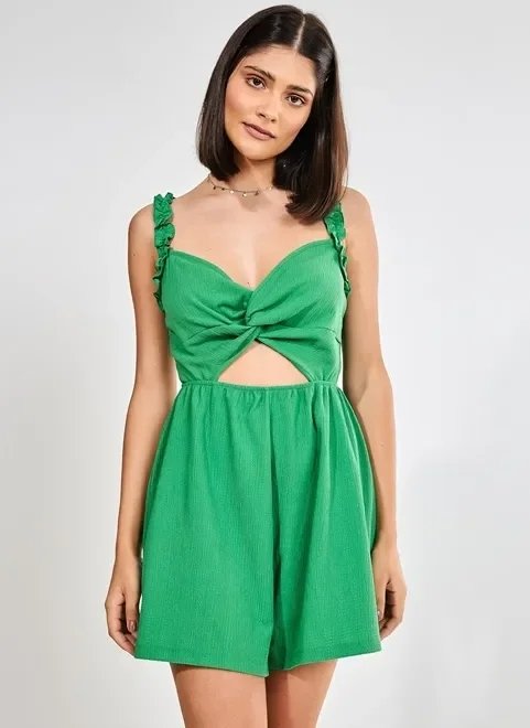 macaquinho verde com abertura macaquinho verde com abertura