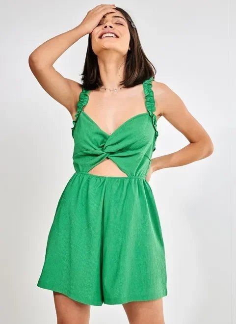 macaquinho verde com abertura macaquinho verde com abertura