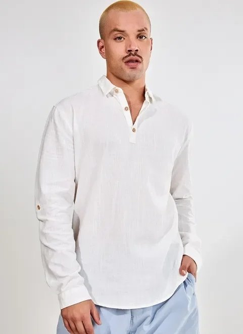 camisa bata masculina camisa bata masculina