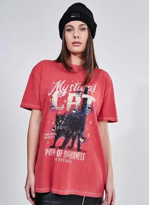 camiseta estampa gato místico camiseta estampa gato místico