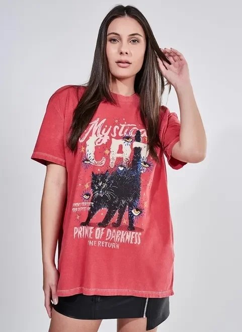 camiseta estampa gato místico camiseta estampa gato místico