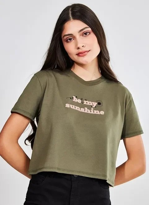camiseta cropped be my sunshine camiseta cropped be my sunshine