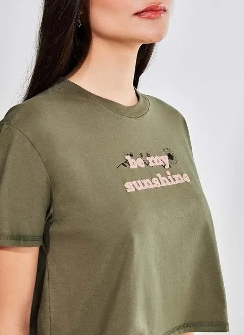 camiseta cropped be my sunshine camiseta cropped be my sunshine