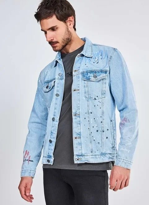 jaqueta jeans graffiti art jaqueta jeans graffiti art
