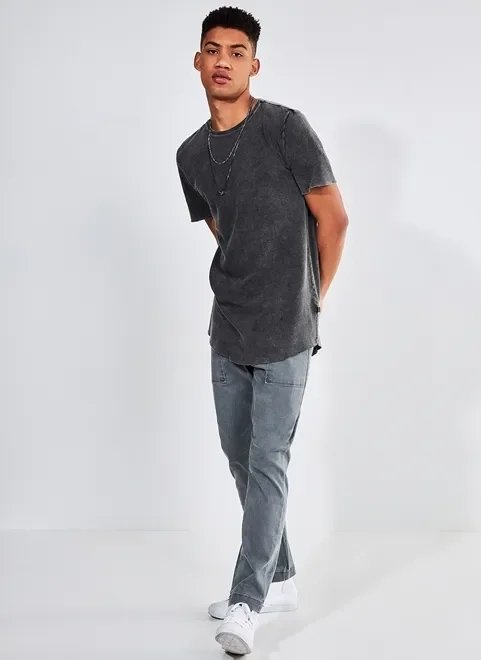 calça skinny em sarja calça skinny em sarja