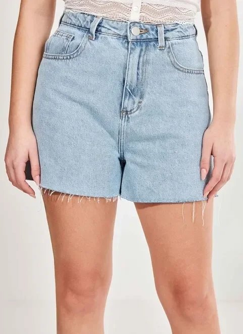 short mom jeans cintura alta short mom jeans cintura alta