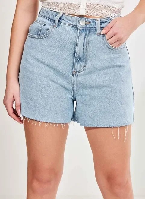 short mom jeans cintura alta short mom jeans cintura alta
