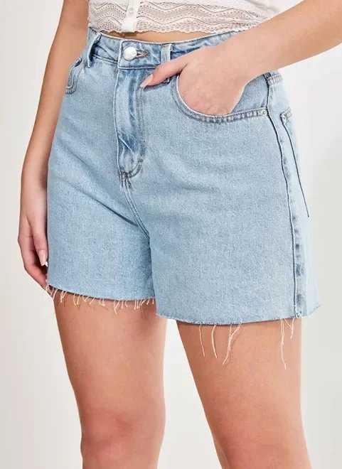 short mom jeans cintura alta short mom jeans cintura alta