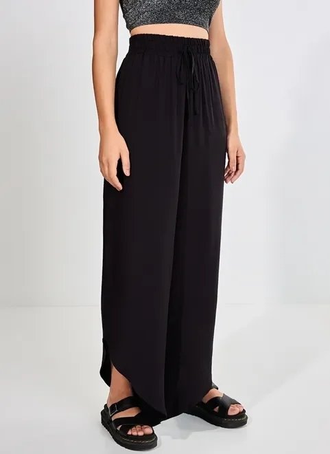 calça pantalona com elástico calça pantalona com elástico