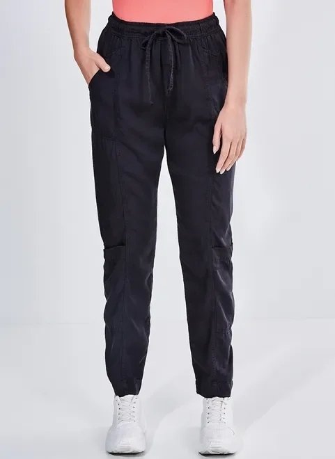 calça pijama em sarja preta calça pijama em sarja preta