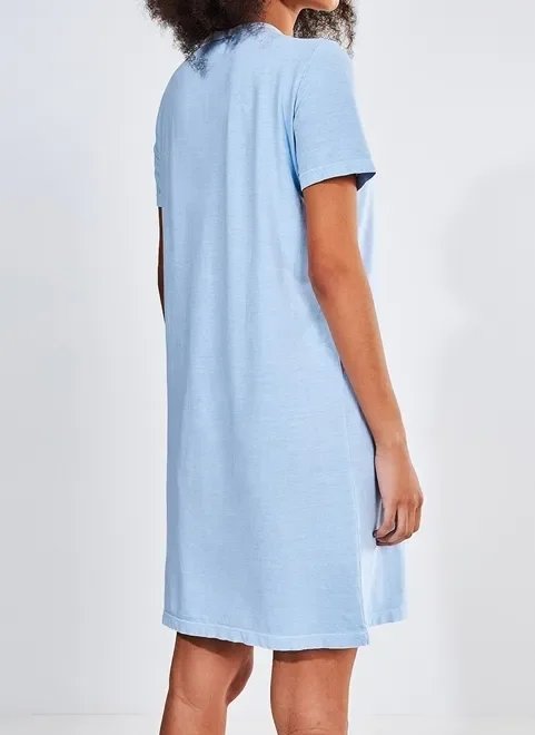 vestido camiseta estampa college vestido camiseta estampa college