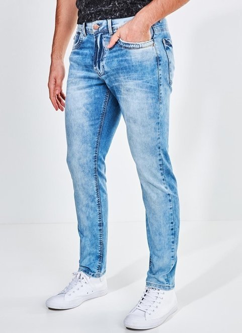 calça skinny jeans marmorizado