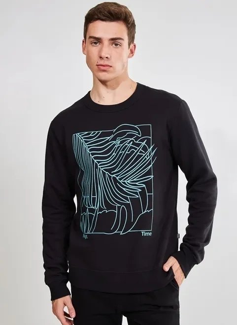 moletom estampa tropical moletom estampa tropical