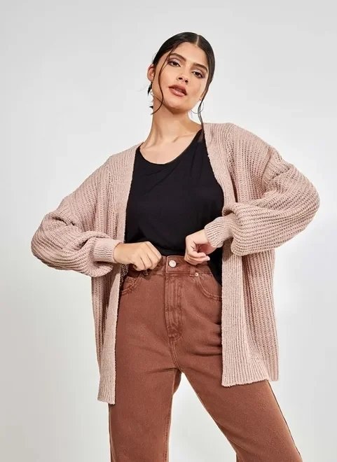cardigan em tricô cardigan em tricô