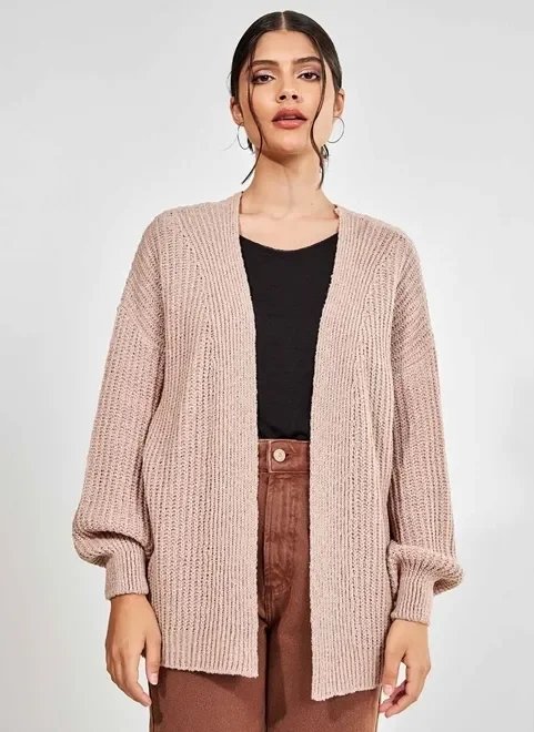 cardigan em tricô cardigan em tricô