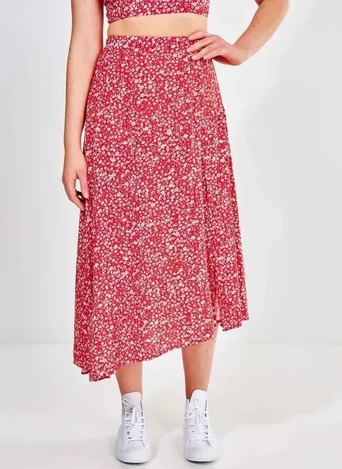 saia midi assimétrica estampa floral liberty saia midi assimétrica estampa floral liberty